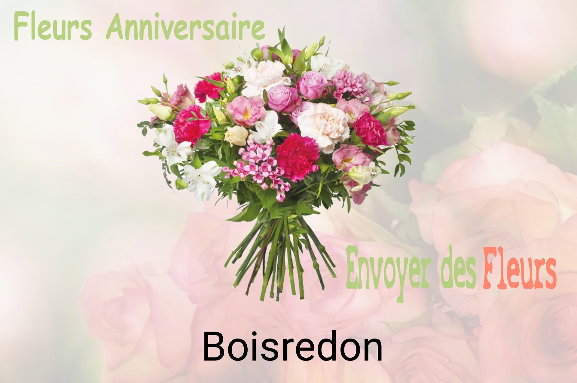 Bouquet de fleurs d’anniversaire livré à Boisredon